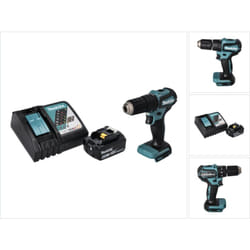 Dhp 483 RG1 Perceuse-visseuse à percussion sans fil 18 v 40 Nm Brushless + 1x Batterie 6,0 Ah + Chargeur - Makita