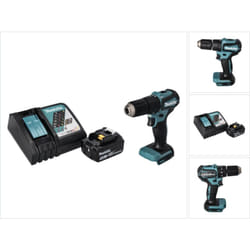 Makita - dhp 483 RT1 Perceuse-visseuse à percussion sans fil 18 v 40 Nm Brushless + 1x Batterie 5,0 Ah + Chargeur