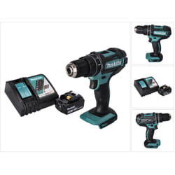 Makita - dhp 482 RT1 Perceuse-visseuse à percussion sans fil 18 v 62 Nm + 1x batterie 5,0 Ah + chargeur
