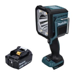 Makita DML 812 F1 Lampe de chantier avec LED 18 V 1250 lm + 1x Batterie 30 Ah - sans chargeur