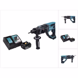 Contenu de la livraison: - 1x Makita DHR 202 Perforateur sans fil 18 V - 1x Poignée auxiliaire - 1x Butée de profondeur - 1x  ...