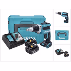 Contenu de la livraison: - 1x Makita DFS 452 Visseuse à cloison sèche sans fil 18 V - 2x Batteries Makita BL 1860 B 18V 6.0Ah ...