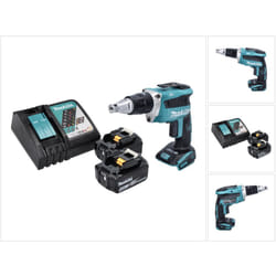 Makita - dfs 452 rm Visseuse plaque de plâtre sans fil 18 v Brushless + 2x batterie 4,0 Ah + kit chargeur