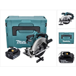 Dss 611 F1J Scie circulaire sans fil 18 v 165 mm + 1x Batterie 3,0 Ah + Coffret Makpac - sans chargeur - Makita