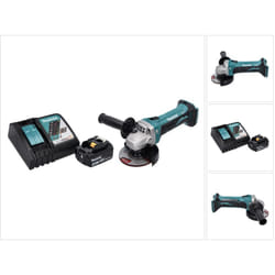 Makita - dga 452 RM1 Meuleuse d'angle sans fil 18 v 115 mm + 1x batterie 4,0 Ah + chargeur