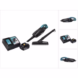 Contenu du paquet: - 1x Makita DCL 182 B Aspirateur sans fil - noir - 1x Buse pour sol (122859-6) - 1x Suceur plat (451243-1) ...