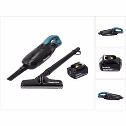 Contenu du paquet: - 1x Makita DCL 182 B Aspirateur sans fil - noir - 1x Buse pour sol (122859-6) - 1x Suceur plat (451243-1) ...