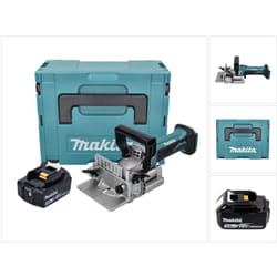Makita - dpj 180 F1J 18 v Machine à rainurer sans fil 18 v 100 mm + 1x Batterie 3,0 Ah + Makpac - sans chargeur