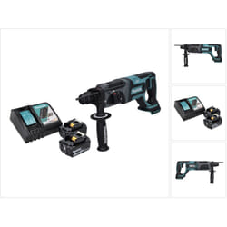 Makita - dhr 241 rm marteau perforateur sans fil 18 v 2.0 j sds plus + 2x batterie 4.0 Ah + chargeur