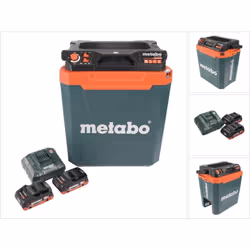 Contenu de la livraison: - 1x Metabo KB 18 BL Glacière à Batterie 18 V avec fonction de maintien au chaud - 1x câble d'alimen ...