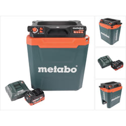 Metabo KB 18 BL Glacière sans fil 18 V avec fonction maintien au chaud 28 l Brushless + 1x batterie 8,0 Ah + chargeur