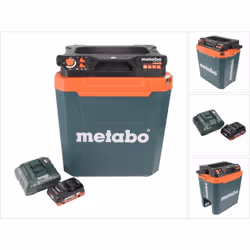 Contenu de la livraison: - 1x Metabo KB 18 BL Glacière à Batterie 18 V avec fonction de maintien au chaud - 1x câble d'alimen ...