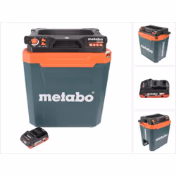 Contenu de la livraison: - 1x Metabo KB 18 BL Glacière à Batterie 18 V avec fonction de maintien au chaud - 1x câble d'alimen ...