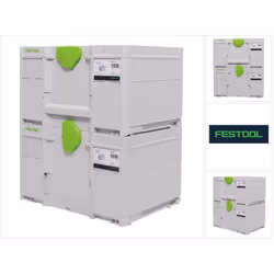 Contenu du paquet: - 2x Festool SYS3 M 337 Coffrets Systainer (204844) Description du produit: Avec sa nouvelle génération de ...