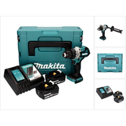 Makita DDF 486 RGJ Perceuse-visseuse sans fil 18 V 130 Nm Brushless + 2x batterie 6,0 Ah + chargeur + Makpac