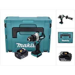 Ddf 486 M1J Perceuse-visseuse sans fil 18 v 130 Nm Brushless + 1x batterie 4,0 Ah + Makpac - sans chargeur - Makita