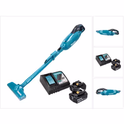 Contenu du paquet: - 1x Makita DCL 280 Aspirateur sans fil - 1x Buse pour sol (123488-8) - 1x Suceur plat (451243-1) - 1x Tub ...
