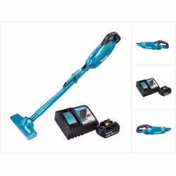 Contenu du paquet: - 1x Makita DCL 280 Aspirateur sans fil - 1x Buse pour sol (123488-8) - 1x Suceur plat (451243-1) - 1x Tub ...