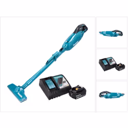 Contenu du paquet: - 1x Makita DCL 280 Aspirateur sans fil - 1x Buse pour sol (123488-8) - 1x Suceur plat (451243-1) - 1x Tub ...
