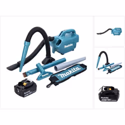 Contenu de la livraison: - 1x Makita DCL 184 - 1x Makita Brstendse 360 ( 140H94-2 ) - 1x Makita Polsterdse ( 140H95-0 ) - 1x ...