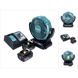 Makita - dcf 102 rg Ventilateur à batterie 18 v 18 cm + 2x batterie 6,0 Ah + chargeur