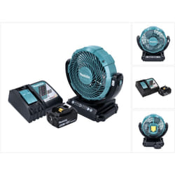 Makita DCF 102 RT1 Ventilateur sans fil 18 V - 18 cm + 1x Batterie 5,0 Ah + Chargeur