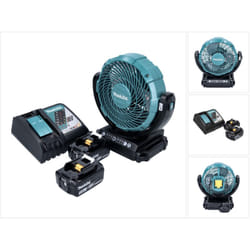 Dcf 102 rf Ventilateur sans fil 18 v - 18 cm + 2x Batteries 3,0 Ah + Chargeur - Makita