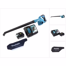 Contenu de la livraison: - 1x Makita DUB 186 Souffleur sur batterie - 1x buse de soufflage ( 191G09-6 ) - 1x Makita BL 1850 B ...