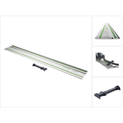 Fs 1080/2 Rail de guidage 1080 mm ( 491504 ) pour scie à main, scie plongeante et scie sauteuse / défonceuse + déflecteur FS/2-AW - Festool