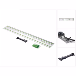 Contenu de la livraison: - 1x Festool FS 1400/2-KP rail de guidage 1400 mm - 30x pad adhésif FS-KP/30 - 1x Festool FS/2-AW dé ...
