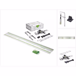 Contenu de la livraison: - 1x Festool FS-WA Butée angulaire ( 577040 ) - 1x Festool FS/2-AW Déflecteur ( 204787 ) - 1x Festoo ...