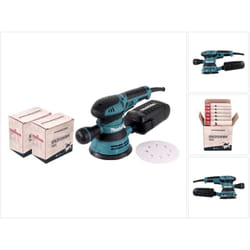 Makita BO5041 Ponceuse excentrique 125 mm 300 W + 2x Sets de ponçage Toolbrothers TURTLE