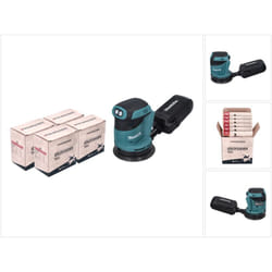 Dbo 180 z Ponceuse excentrique sans fil 18 v - 125 mm + 4x Sets de ponçage Toolbrothers turtle - sans batterie, sans chargeur - Makita