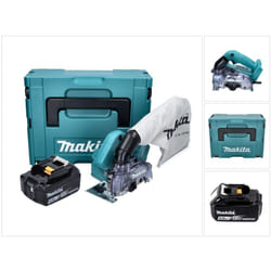 DCC500M1J Scie circulaire sans fil 125mm Brushless 18V + 1x Batterie 4.0Ah + Coffret Makpac - sans chargeur - Makita