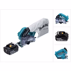 Contenu du paquet: - 1x Makita DCC500 Scie circulaire sans fil - 1x Sac à poussière Makita (126738-0) - 1x Batterie Makita BL ...