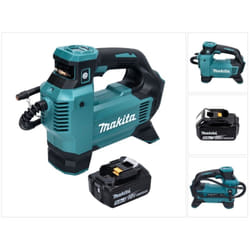 Makita - DMP181T1 Compresseur/Gonfleur sans fil 11,1 bar 18V + 1x Batterie 5,0 Ah - sans chargeur
