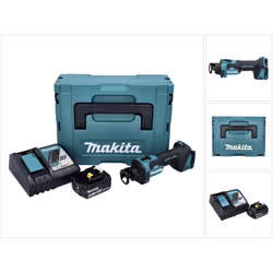 Contenu du paquet: - 1x Makita DCO 181 Z Affleureuse plaque de plâtre sans fil - 1x Batterie Makita BL 1850 B 5,0 Ah - 18V (1 ...