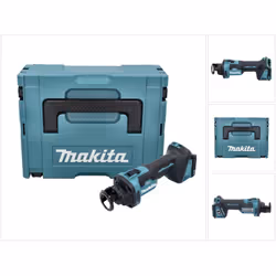 Contenu du paquet: - 1x Makita DCO 181 Z Affleureuse plaque de plâtre sans fil - 1x Coffret Makpac - 1x Insert universel - sa ...