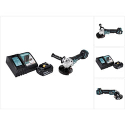 Dga 517 RM1 Meuleuse d'angle sans fil 18 v 125 mm Brushless + 1x batterie 4,0 Ah + chargeur - Makita