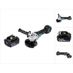 Makita - dga 517 M1 Meuleuse d'angle sans fil 18 v 125 mm Brushless + 1x batterie 4,0 Ah - sans chargeur