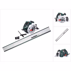 Contenu de la livraison: - 1x Metabo KS 55 FS lame circulaire à main - 1x Metabo lame de scie circulaire en métal dur - 1x Me ...