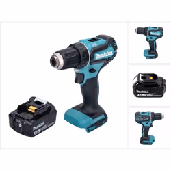 Contenu de la livraison: - 1x Makita DDF 485 Perceuse-visseuse sans fil 18V - 1x Batterie Makita BL 1830 B 18 V 3,0 Ah (19759 ...
