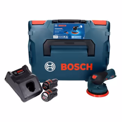 Ponceuse Orbitale Sans Fil - Bosch - GEX 12V-125 - 125 mm - Brushless - 2x Batteries 30 Ah