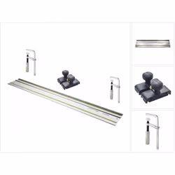 Contenu de la livraison: - 1x Festool FS 1400/2 rail de guidage ( 491498 ) - 2x Festool FSZ 120 Serre-joint à vis ( 489570 )  ...