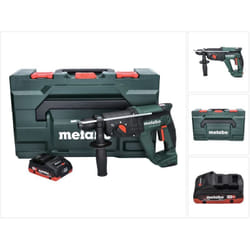 Metabo KH 18 LTX 24 Marteau combiné sans fil 18 V 2,1 J SDS plus + 1x batterie 4,0 Ah + metaBOX - sans chargeur