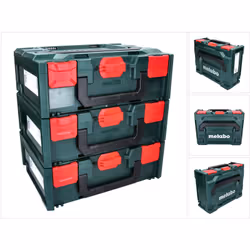 Contenu du paquet: - 3x Coffrets Metabo metaBOX 145 (626883000) - sans insert Description du produit: Le système de coffrets  ...