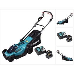 Dlm 330 RM2 Tondeuse à gazon sans fil 18 v 33 cm 30 l + 2x batterie 4,0 Ah + chargeur - Makita