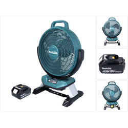 Makita - dcf 301 T1 Ventilateur sans fil 18 v 33 cm + 1x batterie 5,0 Ah - sans chargeur