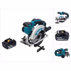 Contenu de la livraison: - 1x Makita DSS 610 scie circulaire à main sans fil - 1x Makita BL 1850 B 18 V 5,0 Ah batterie ( 197 ...