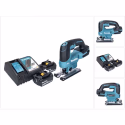 Contenu du paquet: - 1x Makita DJV 184 Scie sauteuse sans fil - 1x Plaque de couverture (457867-1) - 1x Lame de scie sauteuse ...